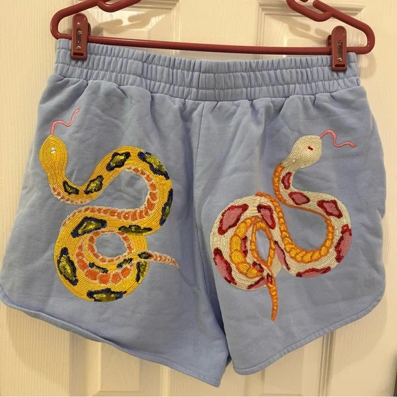Queen of Sparkles Multi Snake Sweatshirt Shorts Set - Picture 5 of 6
